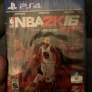 NBA 2K16 for PS4 - Black and Red